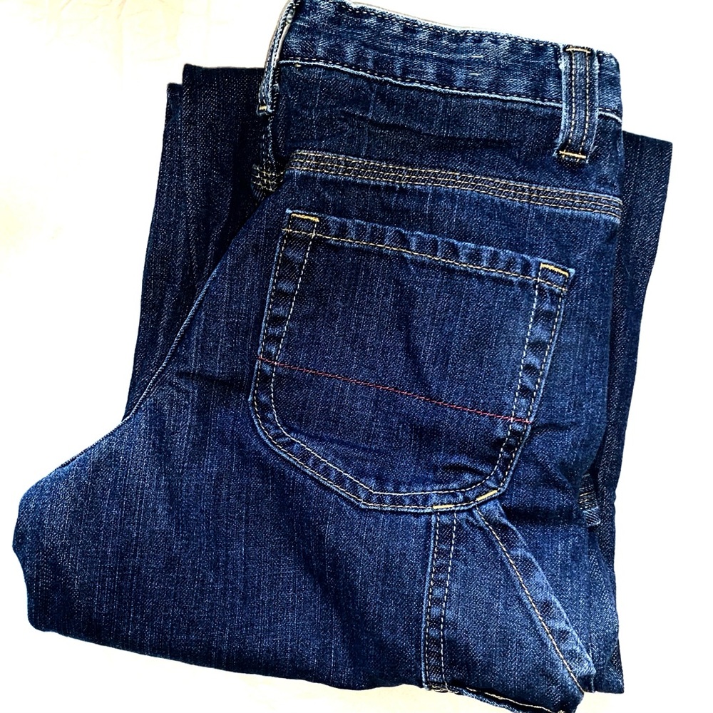 cute medium waisted L.L.Bean carpenter jeans